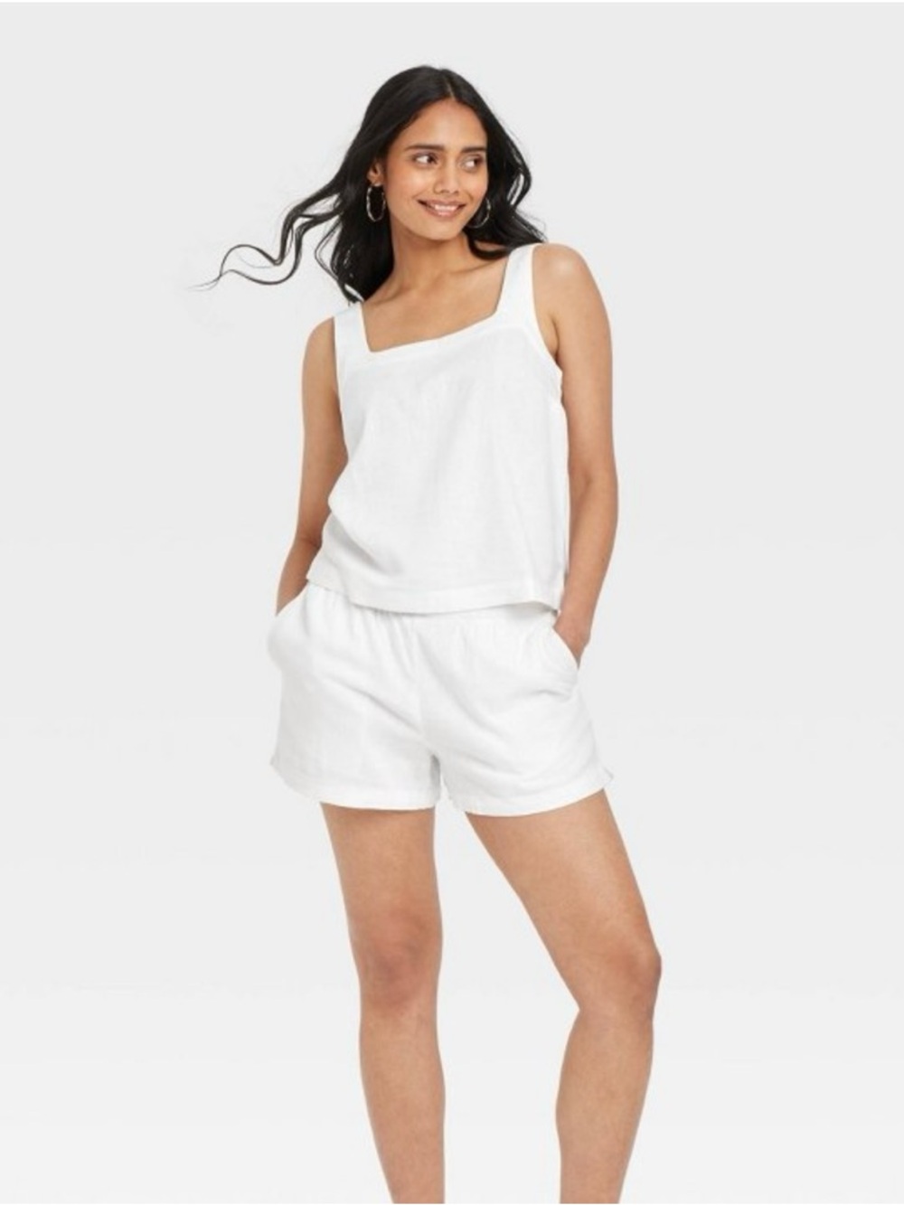 Women's White Short